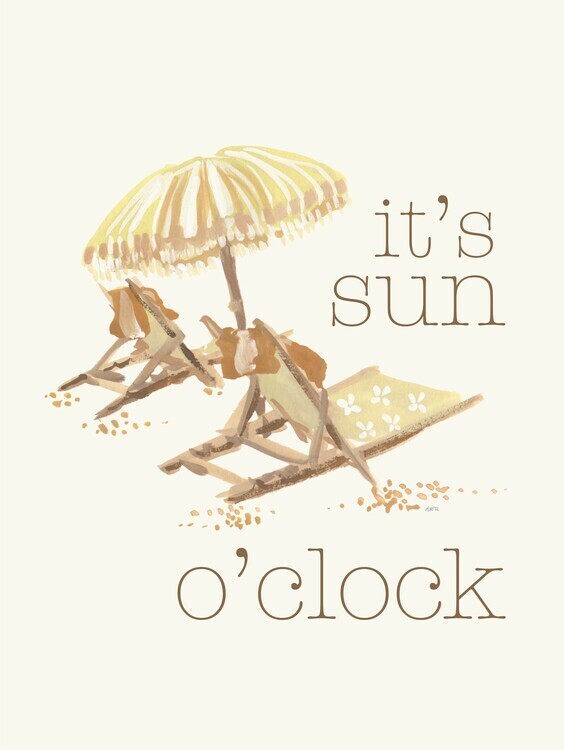 Ania Zwara Plakát, Obraz - Sun Oclock, Ania Zwara, 30 × 40 cm