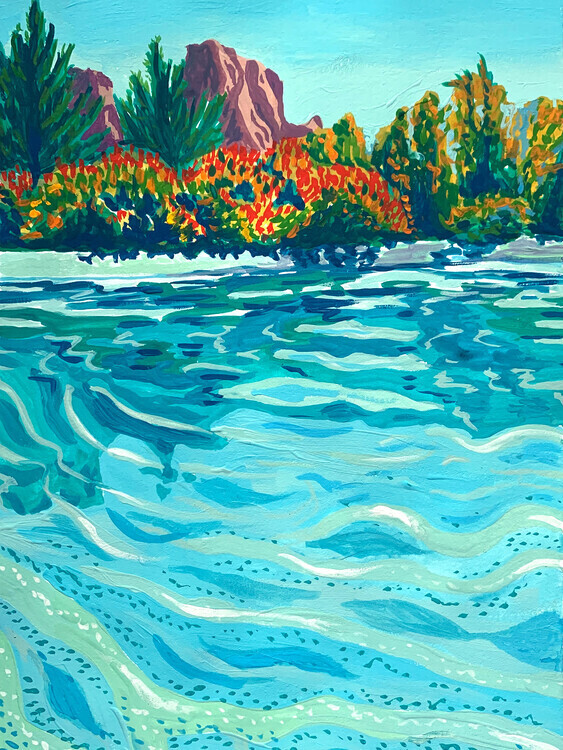 Key and Sea Creative Plakát, Obraz - Sedona, Key and Sea Creative, 30 × 40 cm