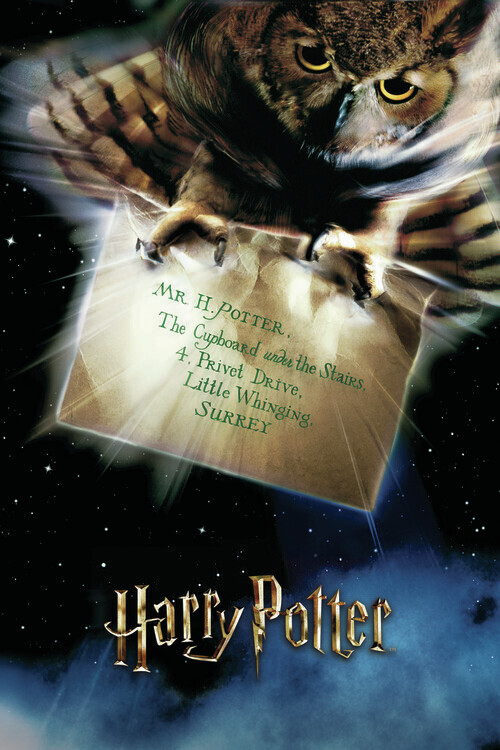 Europosters Plakát, Obraz - Harry Potter - Dopis z Bradavic, 26.7 × 40 cm