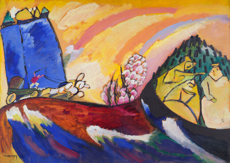 Wassily Kandinsky Plakát, Obraz - Painting with Troika (1931), Wassily Kandinsky, 40 × 30 cm