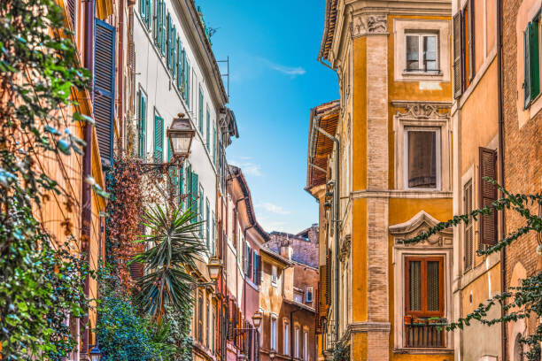 Gabriele Maltinti Plakát, Obraz - Narrow street in Rome, Gabriele Maltinti, 40 × 26.7 cm