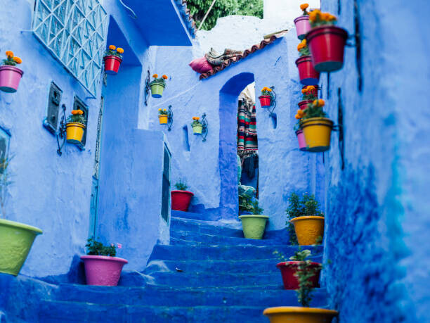Andre Schoenherr Plakát, Obraz - Chefchaouen - The Blue Pearl of Morocco, Andre Schoenherr, 40 × 30 cm