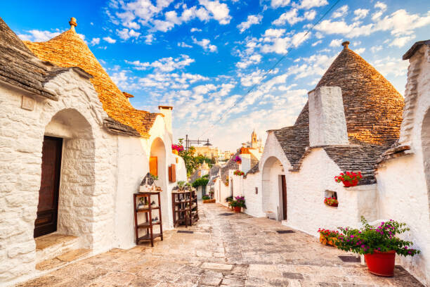 roman_slavik Plakát, Obraz - Famous Trulli Houses during a Sunny, roman_slavik, 40 × 26.7 cm
