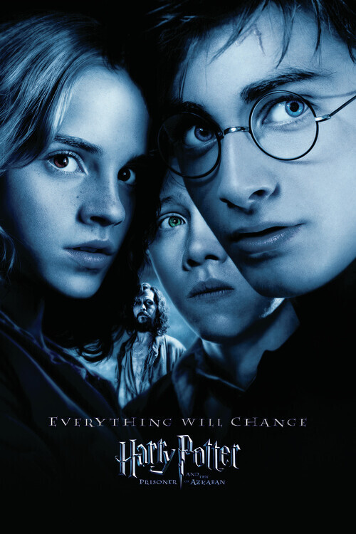 Europosters Plakát, Obraz - Harry Potter a Vězeň z Azkabanu - Trio, 26.7 × 40 cm
