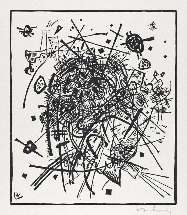 Wassily Kandinsky Plakát, Obraz - Kleine Welten VIII / Small Worlds VIII (1922), Wassily Kandinsky, 34.7 × 40 cm