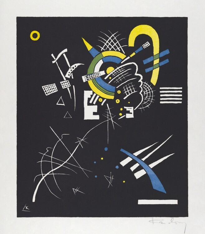 Wassily Kandinsky Plakát, Obraz - Kleine Welten VII / Small Worlds VII (1922), Wassily Kandinsky, 35.1 × 40 cm