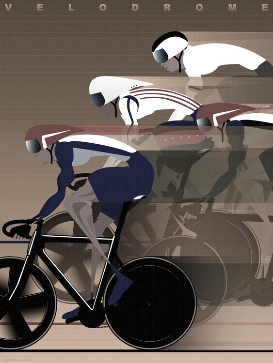 Wyatt 9 Plakát, Obraz - Velodrome, Wyatt 9, 30 × 40 cm