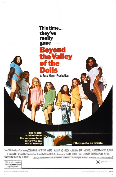 Europosters Plakát, Obraz - Beyond Valley Of The Dolls, 26.7 × 40 cm