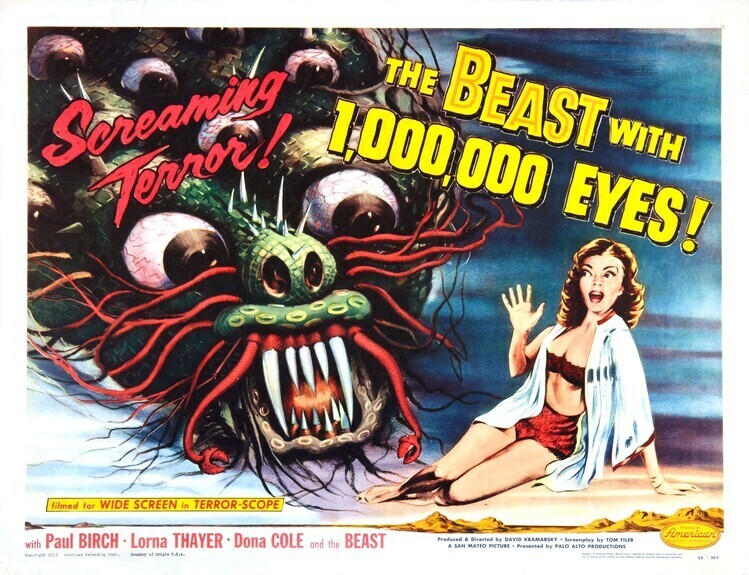 Europosters Plakát, Obraz - Beast With 1000000 Eyes 02, 40 × 30 cm