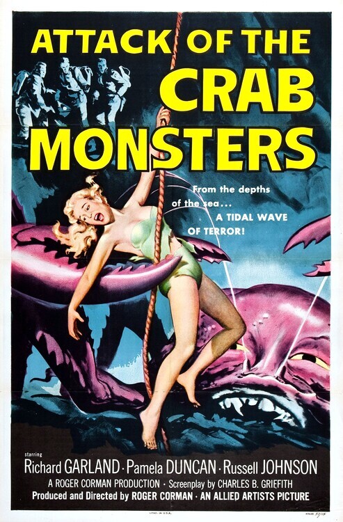 Europosters Plakát, Obraz - Attack Of Crab Monsters, 26.7 × 40 cm