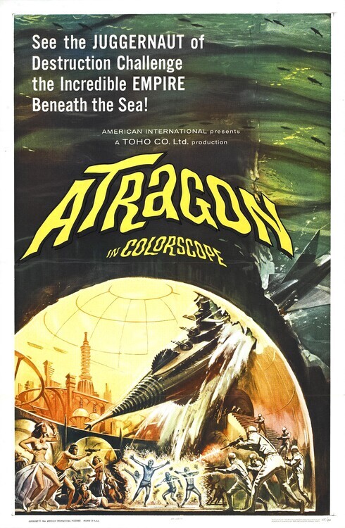 Europosters Plakát, Obraz - Atragon, 26.7 × 40 cm