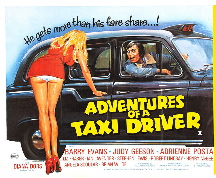 Europosters Plakát, Obraz - Adventures Of Taxi Driver, 40 × 33 cm