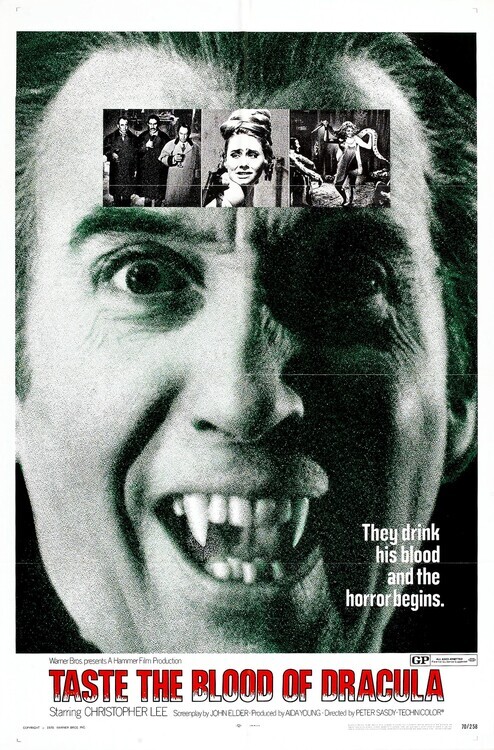 Europosters Plakát, Obraz - Taste Blood Of Dracula, 26.7 × 40 cm