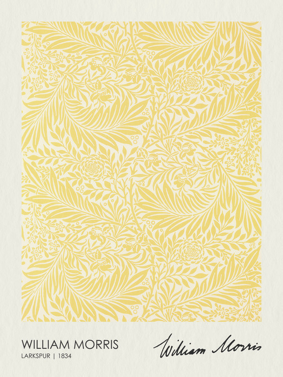 William Morris Plakát, Obraz - Larkspur (1834), William Morris, 30 × 40 cm