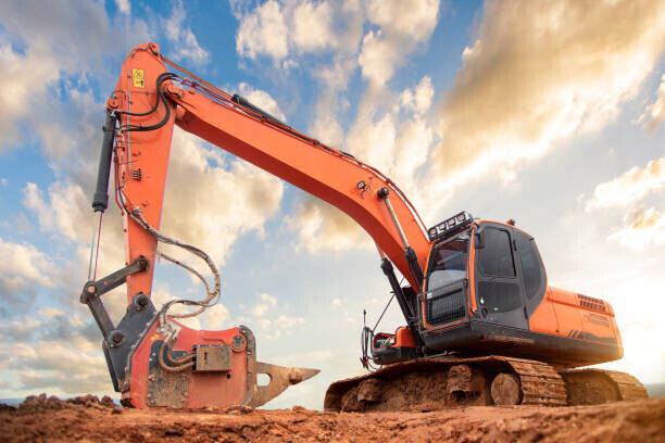 Jung Getty Plakát, Obraz - Construction equipment, Jung Getty, 40 × 26.7 cm
