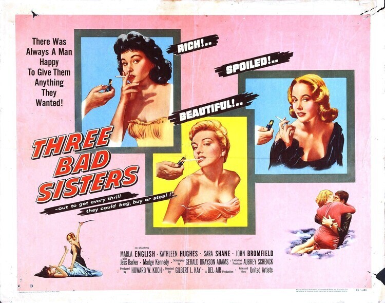 Europosters Plakát, Obraz - Three Bad Sisters 02, 40 × 30 cm