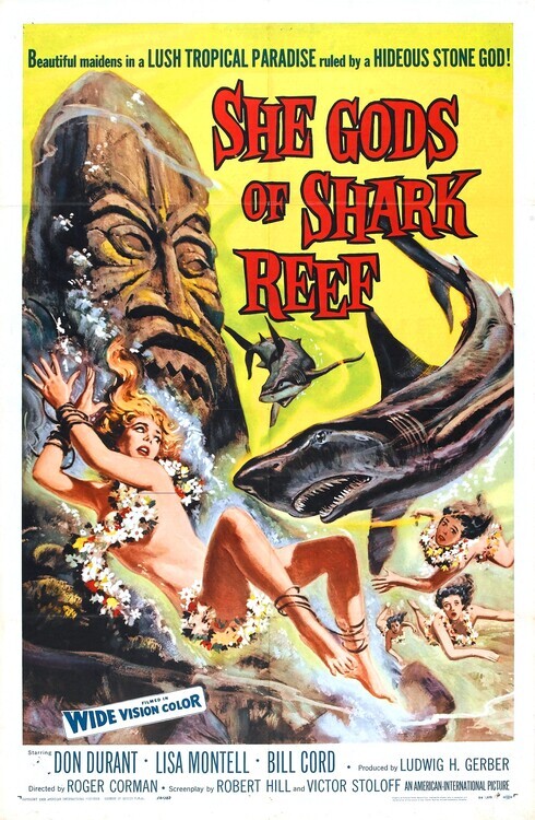 Europosters Plakát, Obraz - She Gods Of Shark Reef, 26.7 × 40 cm