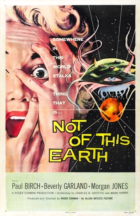 Europosters Plakát, Obraz - Not Of This Earth, 26.7 × 40 cm