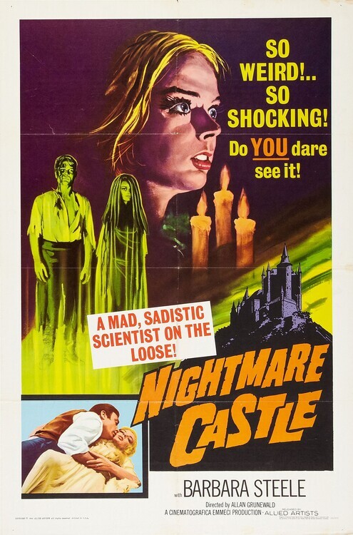 Europosters Plakát, Obraz - Nightmare Castle 03, 26.7 × 40 cm