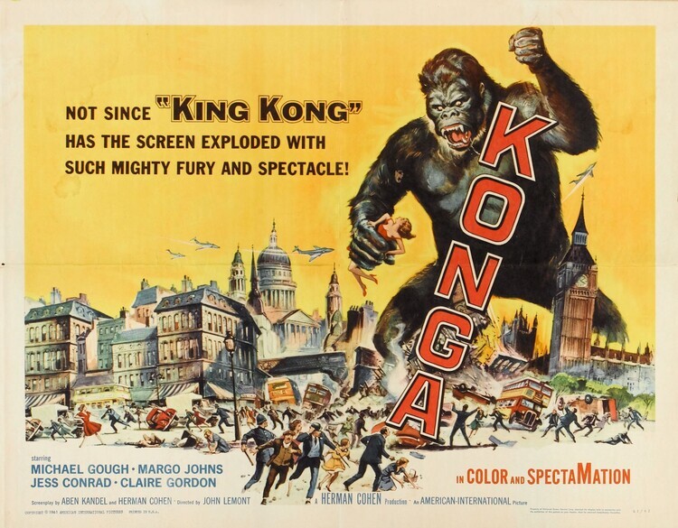 Europosters Plakát, Obraz - Konga 02, 40 × 30 cm