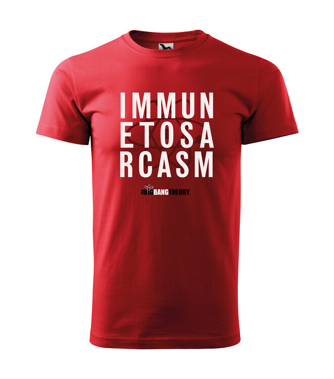 Europosters Tričko The Big Bang Theory - Immunetosarcasm, Pánské, Regular, M