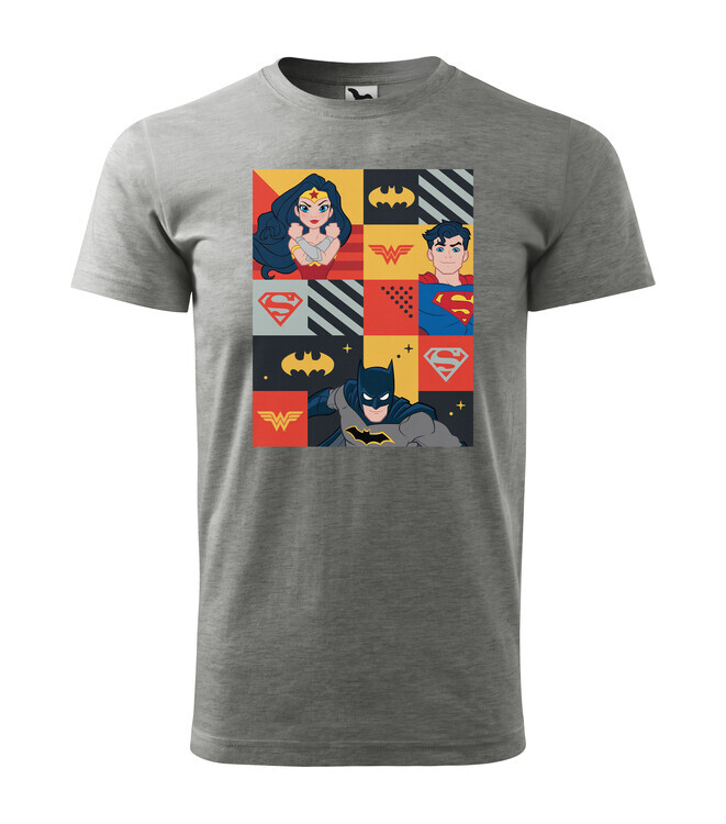 Europosters Tričko Justice League - Comic Panels, Dětské, 12Y