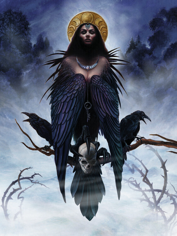 Alchemy Plakát, Obraz - Morrigan Moon, Alchemy, 30 × 40 cm