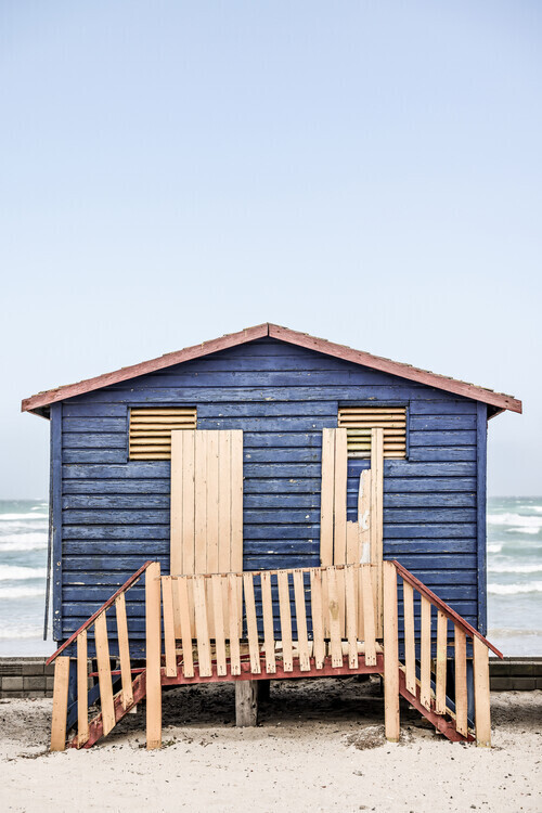 Shot by Clint Plakát, Obraz - Blue Hut, Shot by Clint, 26.7 × 40 cm
