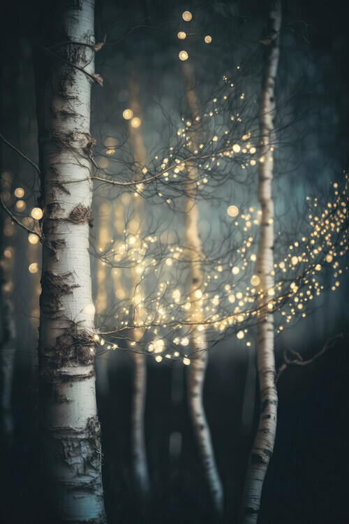 Treechild Plakát, Obraz - Glowing At Night, Treechild, 26.7 × 40 cm