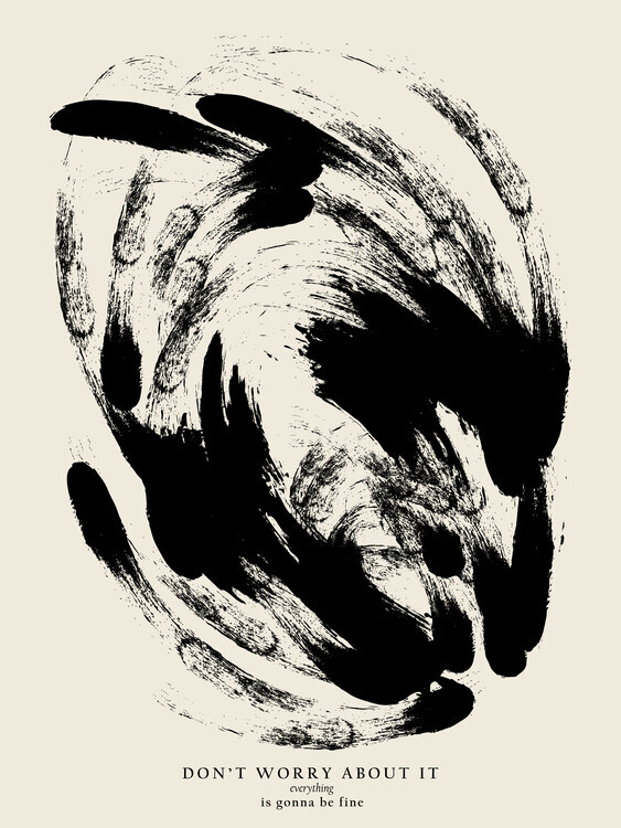 NKTN Plakát, Obraz - Everything is gonna be fine, NKTN, 30 × 40 cm