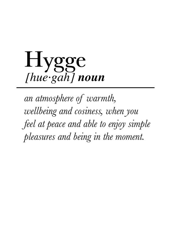 Ninola Design Plakát, Obraz - Quote Hygge, Ninola Design, 30 × 40 cm