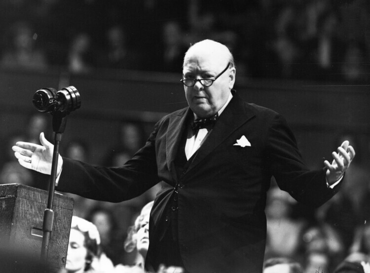 Keystone Plakát, Obraz - Sir Winston Leonard Spencer Churchill, 40 × 30 cm