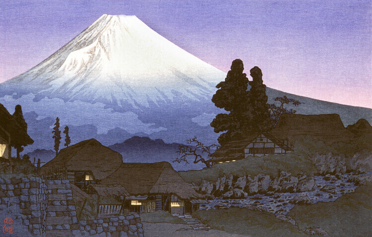 Hiroaki Takahashi Plakát, Obraz - Mikuhō (Fuji), Hiroaki Takahashi, 40 × 26.7 cm