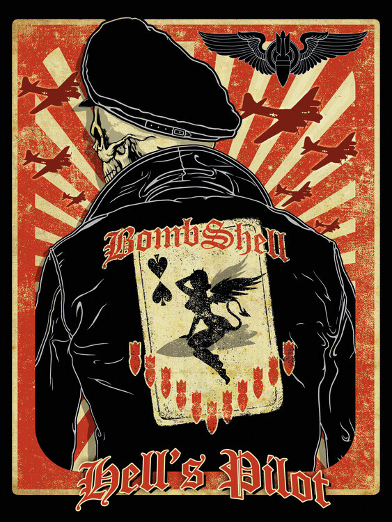Europosters Plakát, Obraz - Hell's Pilot, 30 × 40 cm