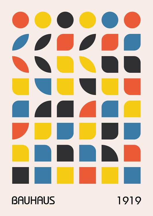 Europosters Plakát, Obraz - Bauhaus Print 48, 30 × 40 cm