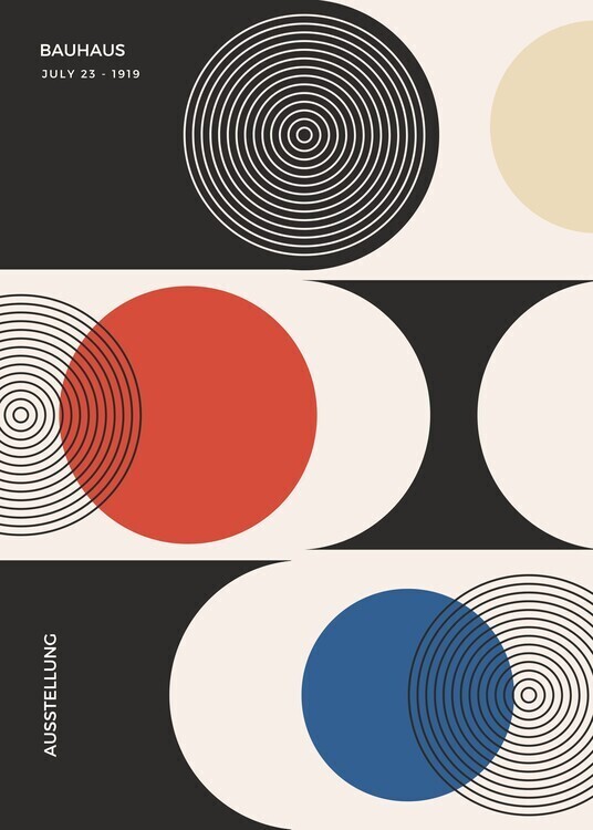 Europosters Plakát, Obraz - Bauhaus Print 20, 30 × 40 cm