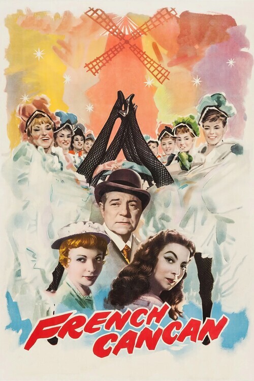 Europosters Plakát, Obraz - French Cancan (1955), 26.7 × 40 cm