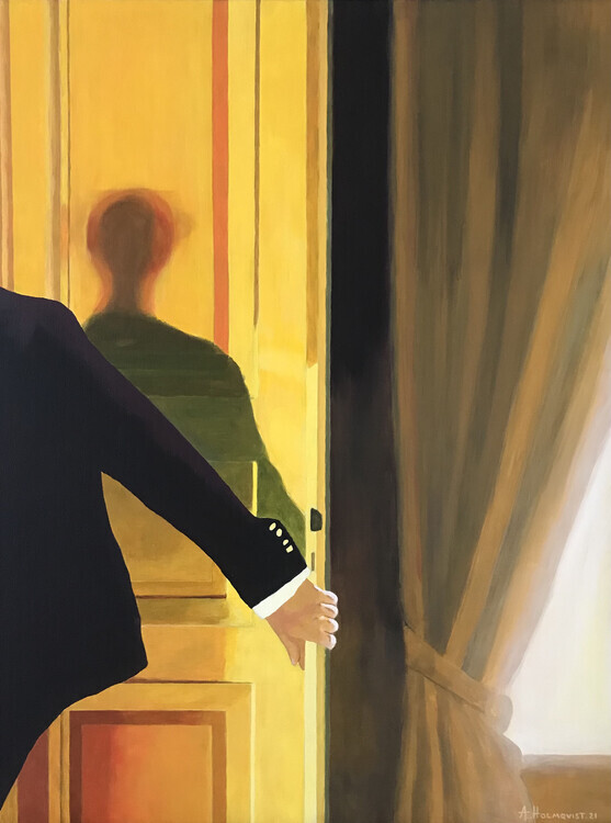 Borgenhag Holmqvist Plakát, Obraz - Doorway Reflection, Borgenhag Holmqvist, 30 × 40 cm