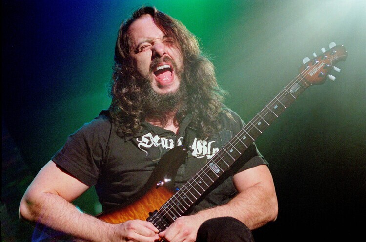 Peter Pakvis Plakát, Obraz - Photo of John PETRUCCI and DREAM THEATER, 40 × 26.7 cm