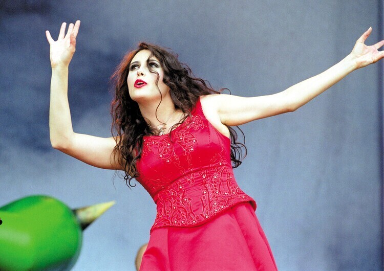 Peter Pakvis Plakát, Obraz - Photo of WITHIN TEMPTATION, 40 × 30 cm