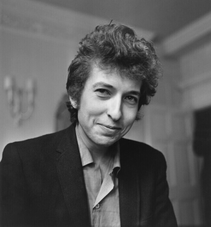 Harry Thompson Plakát, Obraz - Bob Dylan, 40 × 40 cm