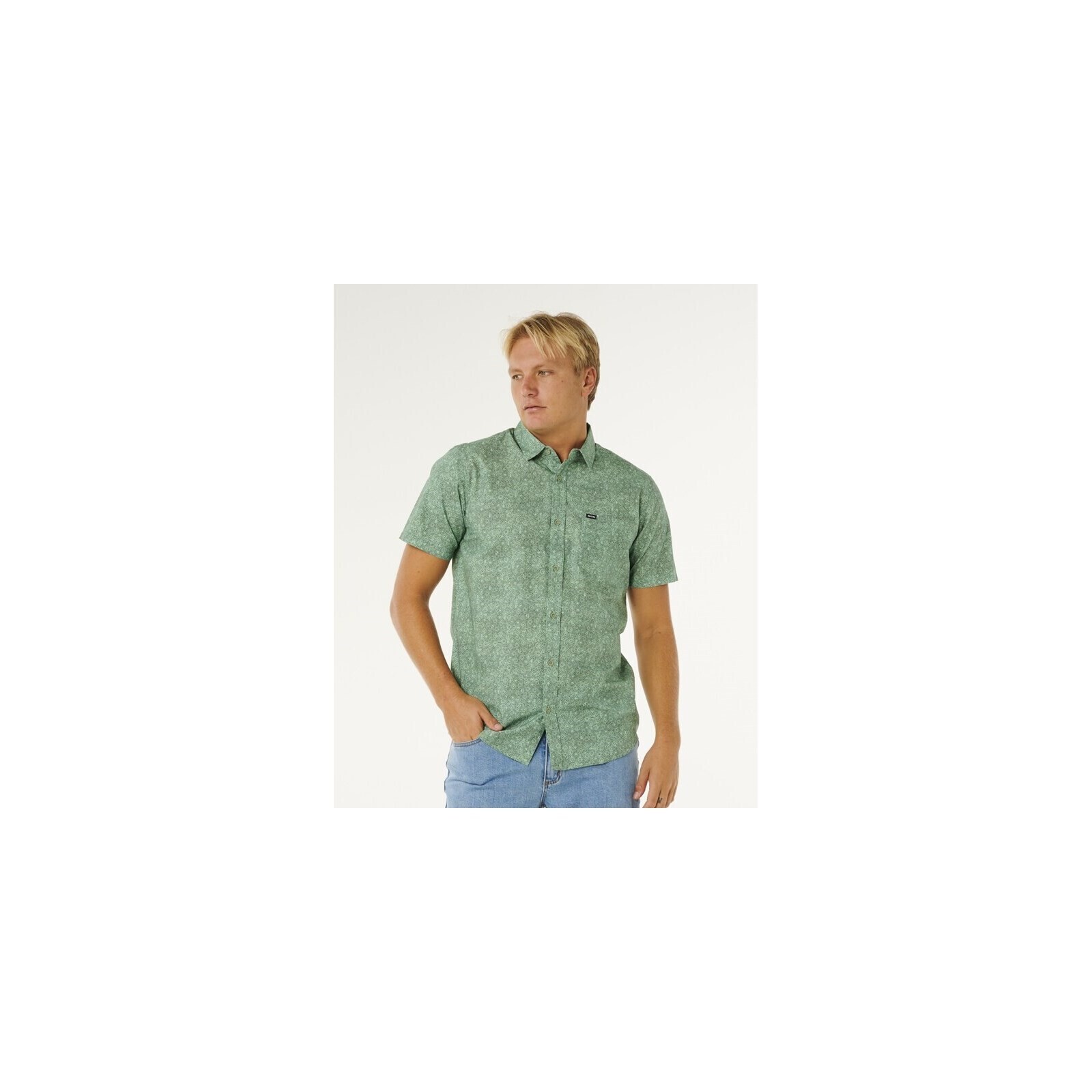 košile RIP CURL - Hypno Micro S S Shirt Aloe (3237) velikost: L