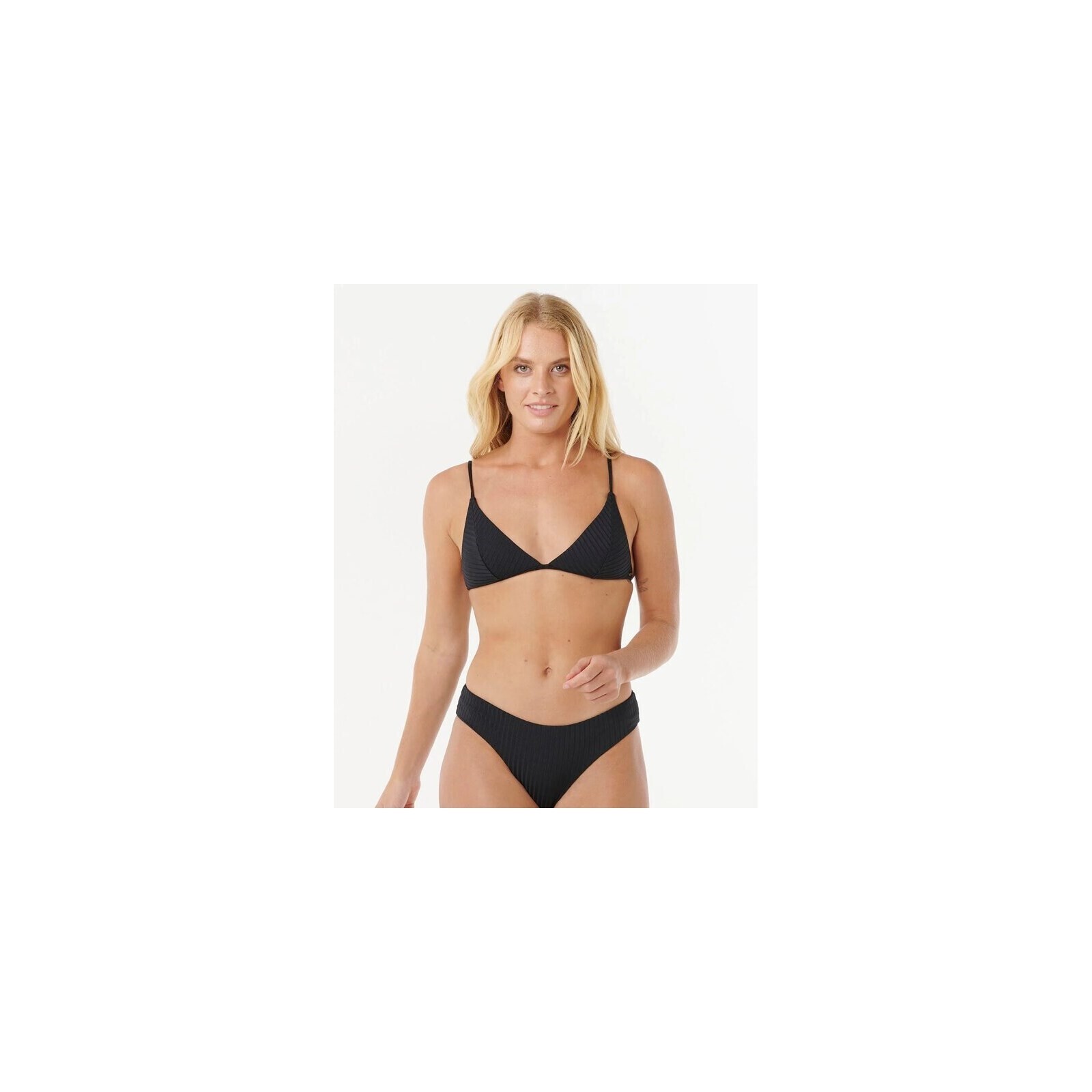 horní díl plavek RIP CURL - Premium Surf Banded Fixed Tri Black (90) velikost: L