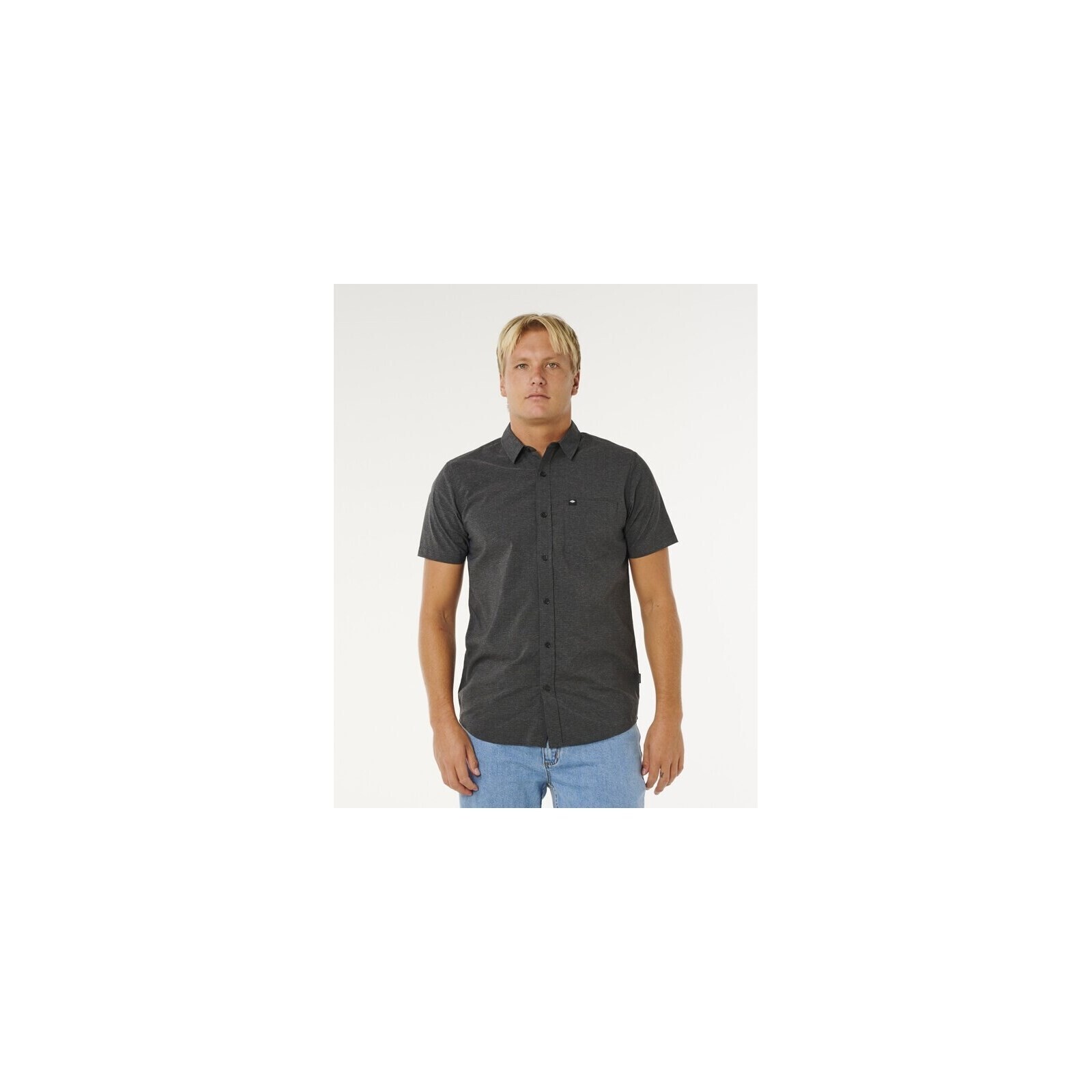 košile RIP CURL - Vaporcool Aerotech S S Shirt Black (90) velikost: S