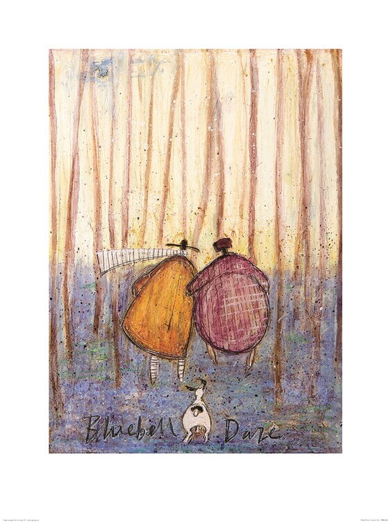 PYRAMID Umělecký tisk Sam Toft - Bluebell Daze, 60 × 80 cm