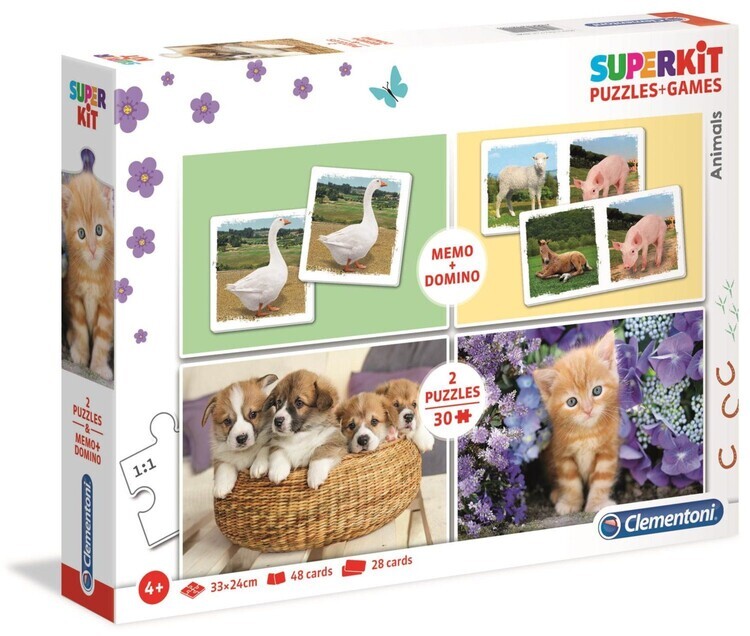 CLEMENTONI Puzzle Zvířata, 30 ks