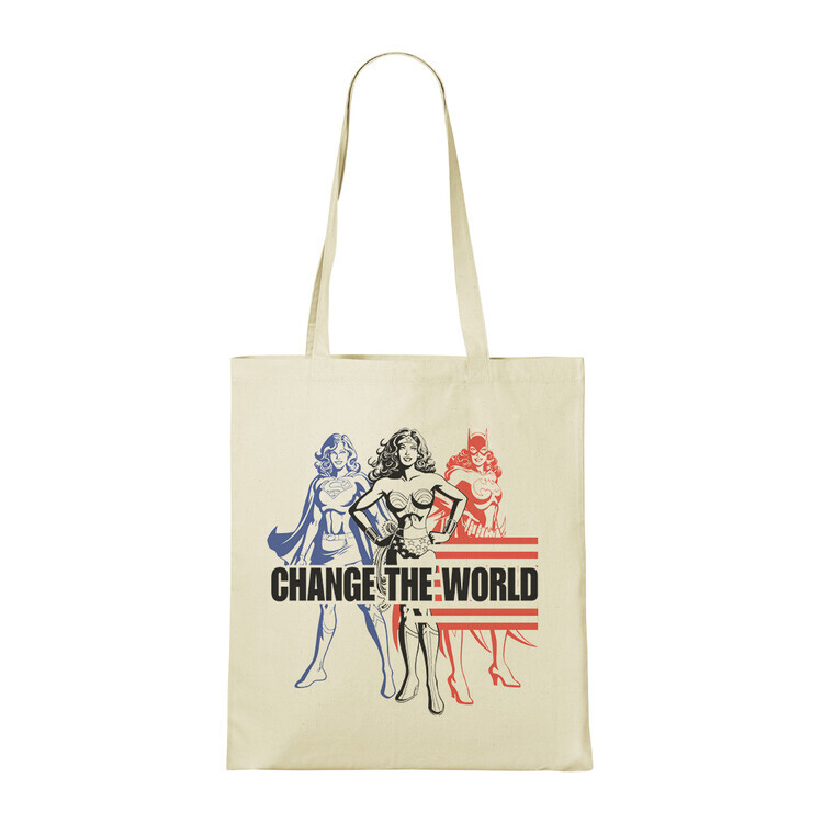 Europosters Taška Wonder Woman - Change The World, 100% bavlna