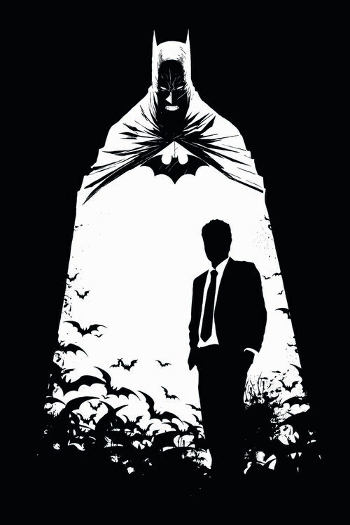 Europosters Plakát, Obraz - Batman - Tajná identita, 26.7 × 40 cm