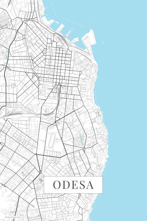 Europosters Plakát, Obraz - Oděsa white, 26.7 × 40 cm