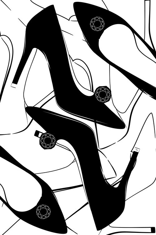 Martina Pavlova Plakát, Obraz - New shoes, Martina Pavlova, 26.7 × 40 cm